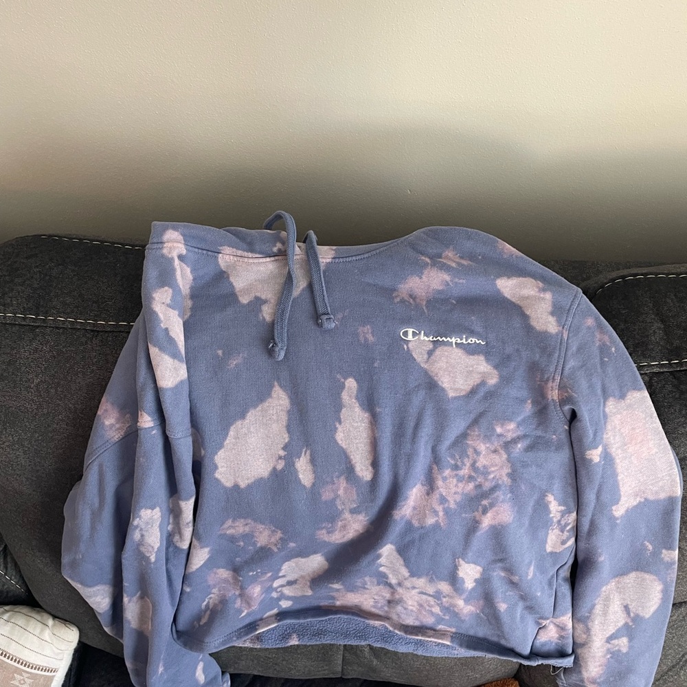 Tie dye champion hoodie